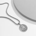 【Mega Sale】New Retro Queen's Head Necklace Men's Trendy Fashion All-match Popular Men's. 