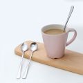 fasdaga 4 Packs 12 Inch Wood Toaster Tongs Kitchen Tongs & New 1Pc Long Handle Stainless Steel Tea Coffee Spoon. 