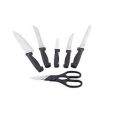 Prestige Kitchen Knife Block BLACK & YELLOW Set Of 7 Pieces PR50919. 
