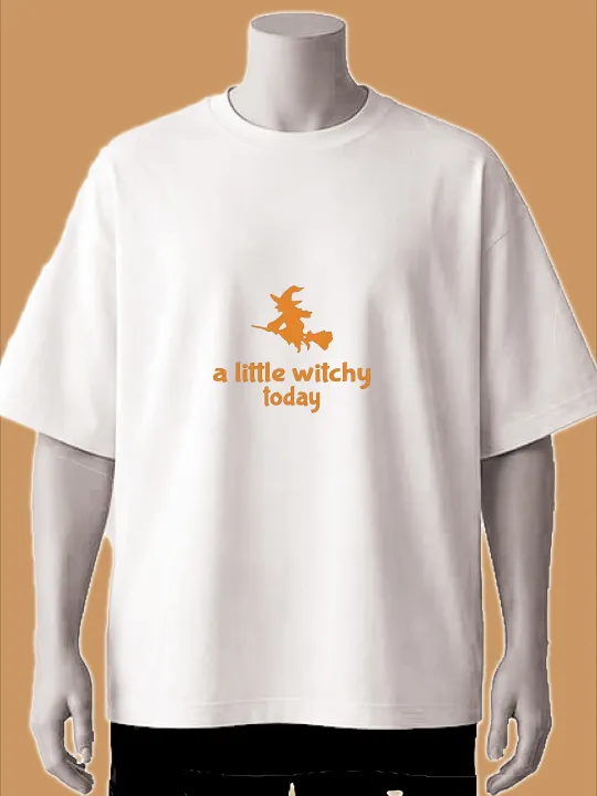 "A%20Little%20Witchy%20Today"%20Graphic%20T-Shirt%20-%20Brown,%20Blue,%20White%20-%20Image%203