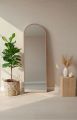 Bimba Arched Shaped 20"60" Aluminium Framed Wall Mirror. 