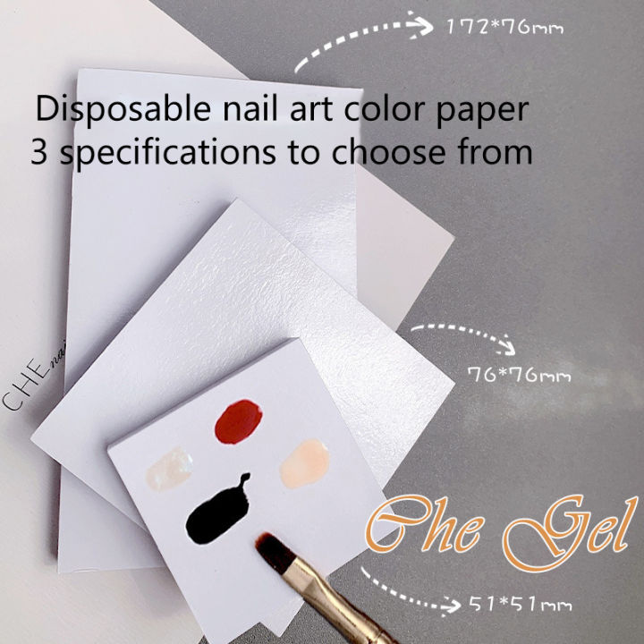 50pcs%20Disposable%20Tinting%20Glue%20Paper%20Tearable%20Nail%20Toning%20Palettes%20Nail%20Polish%20Color%20Mixing%20Tray%20Waterproof%20Paper%20Display%20Board%20-%20Image%204