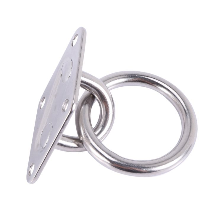 NAMUNY%202X%2080Mmx50Mm%20Mounting%20Hook%20For%20Wall%20Or%20Ceiling%20With%20Round%20Ring%20Stainless%20Steel%20-%20Bracket%20/%20Attachment%20-%20Image%206