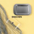 DISICHEN 1 Pcs Stainless Steel Butter Dish with Plastic Lid Bread Dessert Plate Cheese Storage Keeper Tray Kitchen Tools Butter Plates Affordable. 