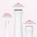 FURR Rechargeable Women’s Trimmer for Eyebrows, Bikini Line & Body Hair Removal | Waterproof Electric Razor | 45 Min Runtime. 