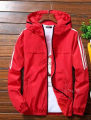 Men's Summer Windcheater Jackets with Inside Net - RED. 