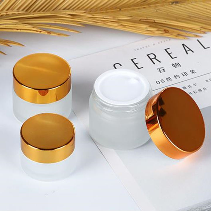 Frosted%20Glass%20Jar%20Refillable%20Ointment%20Bottles%20Empty%20Cosmetic%20Jar%20Pot%20Eye%20Shadow%20Face%20Cream%20Container%205/10/15/20/30/50/100g%20-%20Image%202
