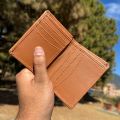 Brown Pu Leather Small-Sized Wallet For Men | Men's Purse With Card Slot And Money Slot | Men's Wallet |. 