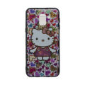 Hello Kitty Case for Samsung Galaxy J6/SM- J600 or ON6 (2018) PC Back Soft Rubber Edge Cover. 