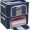 Foldable Clothing Storage Bag for Clothes, Blanket, Comforter, Under Bed Storage. 