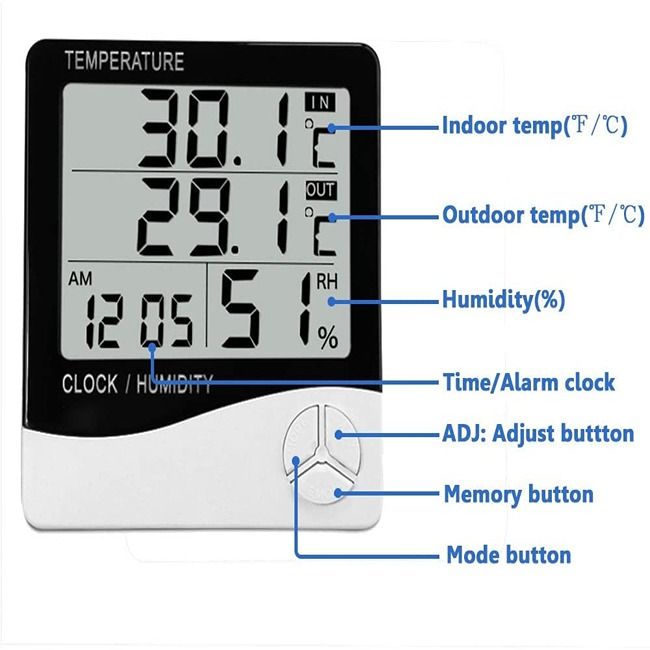 HTC-2%20Digital%20LCD%20Thermometer%20Hygrometer%20And%20Time%20%20-%20Electronic%20Temperature%20Humidity%20Meter%20-%20Weather%20Station%20both%20Indoor%20Outdoor.%20-%20Image%206
