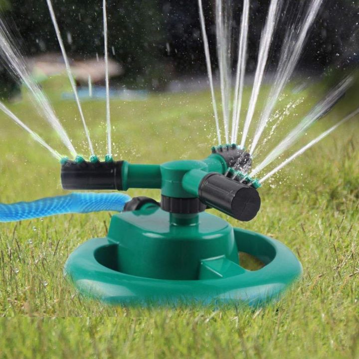 360 Degree Automatic Rotating Garden Lawn Water Sprinklers System Quick ...