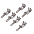 FORIDE 4X Guitar Bridge Saddles Roller Tremolo for Strat Tele Electric Guitar Accessories Silver. 