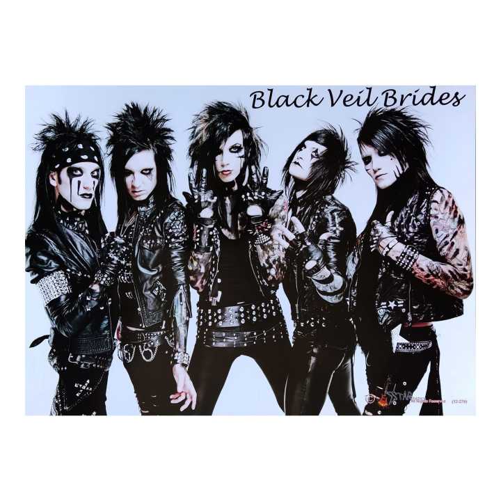 Black Veil Brides Music Band Poster: Multicolour Wall Decor - 14x19 Inches - 130-200 GSM Paper - Perfect For Office, Home, Or Student Room