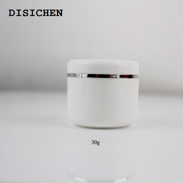 DISICHEN%20New%20style%2020Pcs/sets%2020/30/50/100g%20Refillable%20Bottles%20Travel%20Face%20Cream%20Lotion%20Cosmetic%20Container%20White%20Plastic%20Empty%20Makeup%20Jar%20Pot%20-%20Image%208
