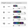 Smart Bluetooth LED Display Screens RGB LED Module Sign Matrix Pixel LED Panel Scrolling Signboard Advertising Light Car Decor. 
