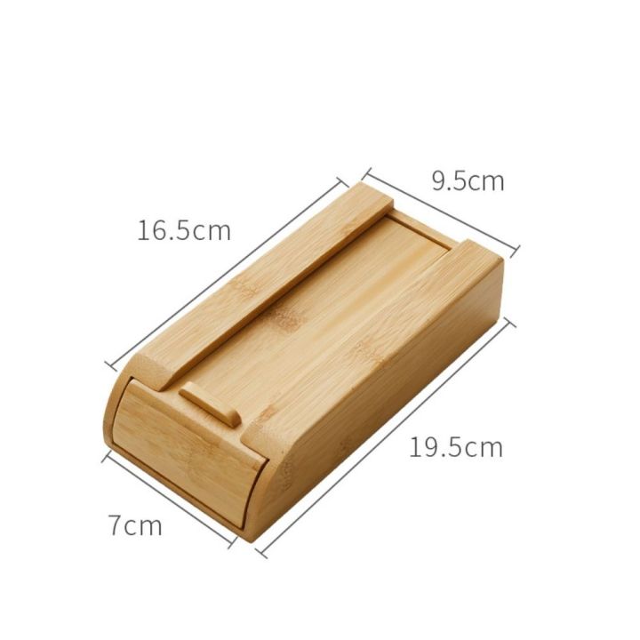 Invisible%20Pull%20Type%20Natural%20Bamboo/Walnut%20Under%20Desk%20Adhesive%20Wooden%20Storage%20Drawer%20Hidden%20Drawer%20Home%20Storage%20Stationery%20Container%20-%20Image%209