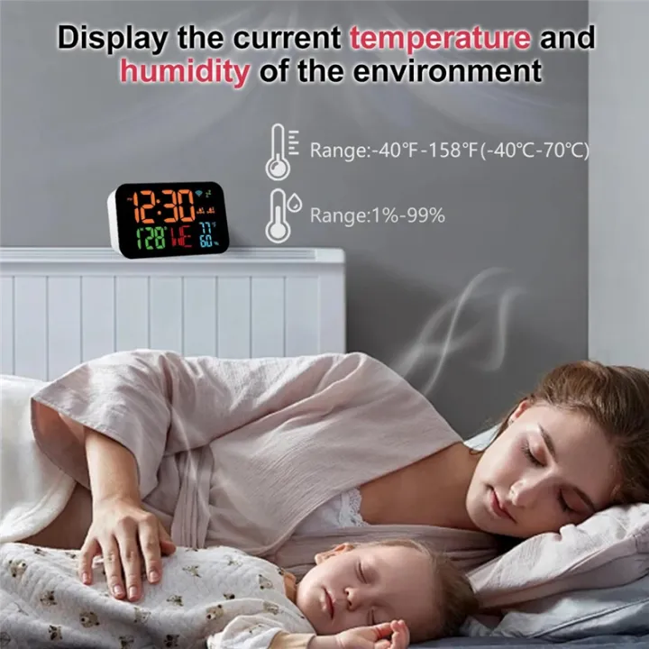 OUMERY%20Tuya%20WiFi%20Clock%20Calendar%20Intelligent%20Thermometer%20Hygrometer%20with%20Digital%20LED%20Display%20Support%20WIFI%20Auto-Calibration%20-%20Image%202