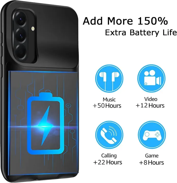 NEW%20for%20Samsung%20Galaxy%20A36/A56%20Magnetic%20Battery%20Case%2010000mAh%20Battery%20Pack%20Wireless%20Charging%20External%20Rechargeable%20Charging%20Cover%20-%20Image%203