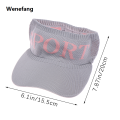 Wenefang Summer Sun Hats Men Women Adjustable UV Protection Top Empty Sales promotion Hats Solid Sport Tennis Golf Running Sunscreen Baseball Cap. 