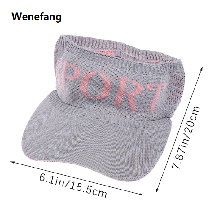 Wenefang%20Summer%20Sun%20Hats%20Men%20Women%20Adjustable%20UV%20Protection%20Top%20Empty%20Sales%20promotion%20Hats%20Solid%20Sport%20Tennis%20Golf%20Running%20Sunscreen%20Baseball%20Cap%20-%20Image%206