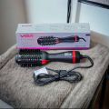 Hot Air Brush, 3 IN 1 Hair Dryer and Volumizer Styler Straightening Comb Negative Ion Portable Hair Blow Dryer Brush. 
