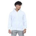 Brand Select Zip-Up Hoodie (White). 