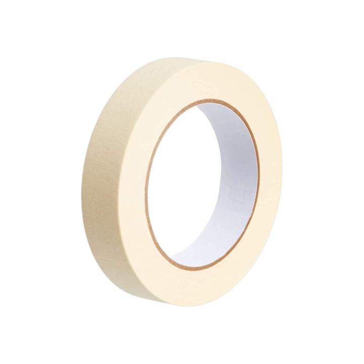 Masking Tape 24mmx 20 Meters (Pack of 1) of Multi-Use, Easy Tear Tape. Great for Carpenter Labeling, Painting, Packing and More. Adhesive Leaves No Residue.