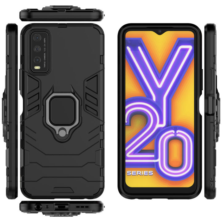 Lenuo%20Phone%20Case%20for%20vivo%20Y20%20/%20Y20i%20/%20Y20s%20Silicone%20PC%20Metal%20Ring%20Holder%20Cover%20-%20Image%209