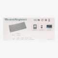 White wireless  Bluetooth Keyboard. 