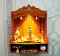 Orange Temple Pooja Mandir Wall Home Décor Beautiful. 