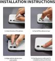 For IPhone 11  Camera Lens Protector - Individual Metal Ring Lens Cover - Black. 