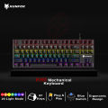 Xunfox Mechanical Keyboard Gaming Keyboard 87 Keys RGB LED Light. 