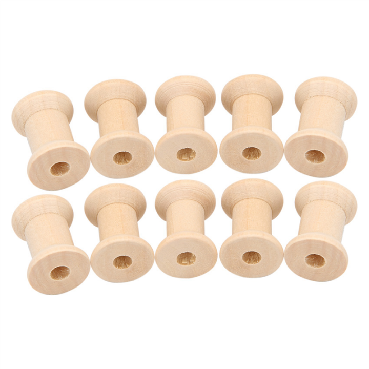 JAERBEE%2030Pcs%20Wooden%20Empty%20Thread%20Spools%20Natural%20Color%2029mm%20X23mm%20-%20Image%206