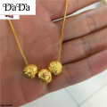 Libei SHOPFashion ShopSphere necklace saudi gold 18k pawnable legit necklace for women buy 1 take 1 -3 bead transfers Chain. 