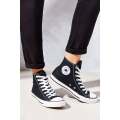 Double Sole Chuck Taylor Classic All Star Black Converse Shoes For Men And Women By Jutta Ghar Nepal -Unisex. 