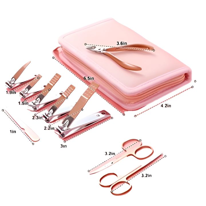 Manicure Set Pedicure Kit Womens Nail Clippers Set 32 in 1 Professional Grooming Care Tools Nail Kit