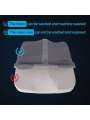 Car Memory Foam Heightening Seat Tailbone Coccyx Lower Back Pain Relief Cushion For Office Chair Wheelchair And More.. 