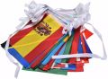 FIFA World Cup 2026 Flags I Countries String Flags I Flag Banner – 47 Feet Long. 