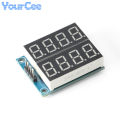 4 8 bit MAX7219 TM1638 LED Digital Tube Module Dot Matrix Microcontroller Highlight Display Serial Interface Nixie for Arduino. 