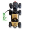 Toys World | Remote Car Control Rechargeable 1:18 Offroad Metal 6x6 Wheel Smoke Rock Crawler Monster Truck, 6WD, 2.4GHz, 6-Wheel Drive All-Terrain Remote Control Car Spray Rock Crawler High Speed Offroad Vehicle Toy For Kids ages 3+. 