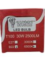 30w Led Bulb Wagi Bright Light 2500 Lumen With 1 Year Warranty. 