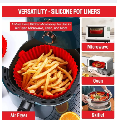 Primeium Silicone Air Fryer Liner Silicone Tray For Air Fryer