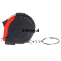 Difutagui 1 Pc High Quality Tape Measure Mini Tape Measure With Key Original Chain Plastic Portable 1m Retractable Ruler cm/Inch. 
