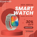 Daewoo Delta DT99 Smartwatch: 2.04" AMOLED HD Screen, BT Call, 200+ Watch Faces, Heart Rate, BT Music, NFC, Always On Display, Voice Assistant,  IP67 Waterproof, 260 mah Battery, Compass, Lady Assistant. 