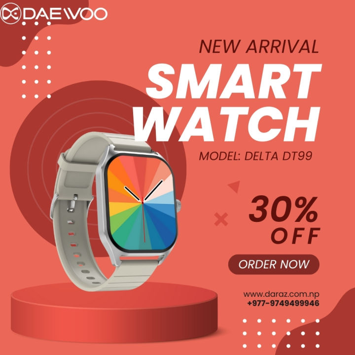 Daewoo%20Delta%20DT99%20Smartwatch:%202.04"%20AMOLED%20HD%20Screen,%20BT%20Call,%20200+%20Watch%20Faces,%20Heart%20Rate,%20BT%20Music,%20NFC,%20Always%20On%20Display,%20Voice%20Assistant,%20%20IP67%20Waterproof,%20260%20mah%20Battery,%20Compass,%20Lady%20Assistant%20-%20Image%206