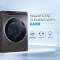 Haier 8 kg 5 Star Inverter Fully Automatic Front Load Washing Machine (HW80-IM12929CBK, Anti Bacterial Technology, Black). 