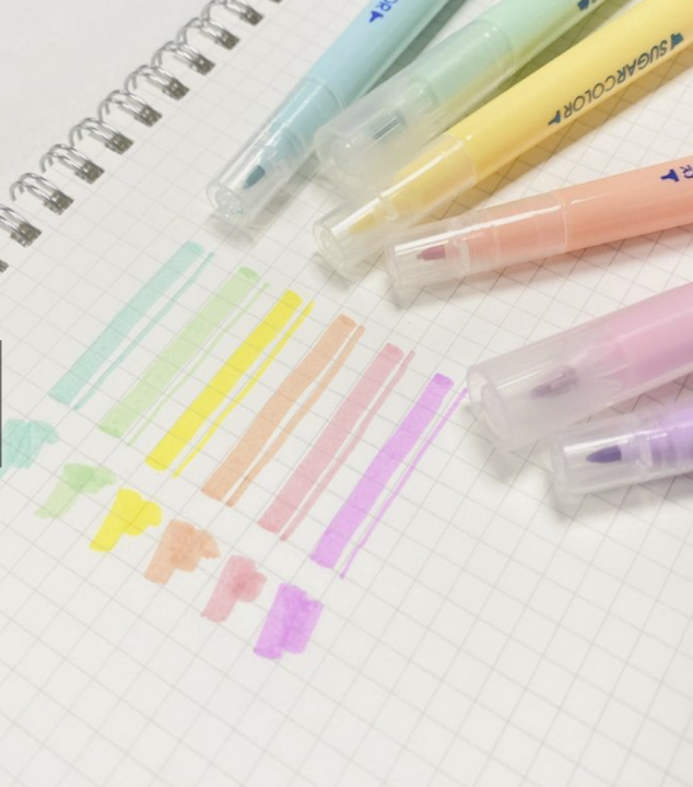 6%20Pcs%20Dual%20Tip%20Color%20Highlighter%20Marker%20Pen%20Set%20-%20Image%207