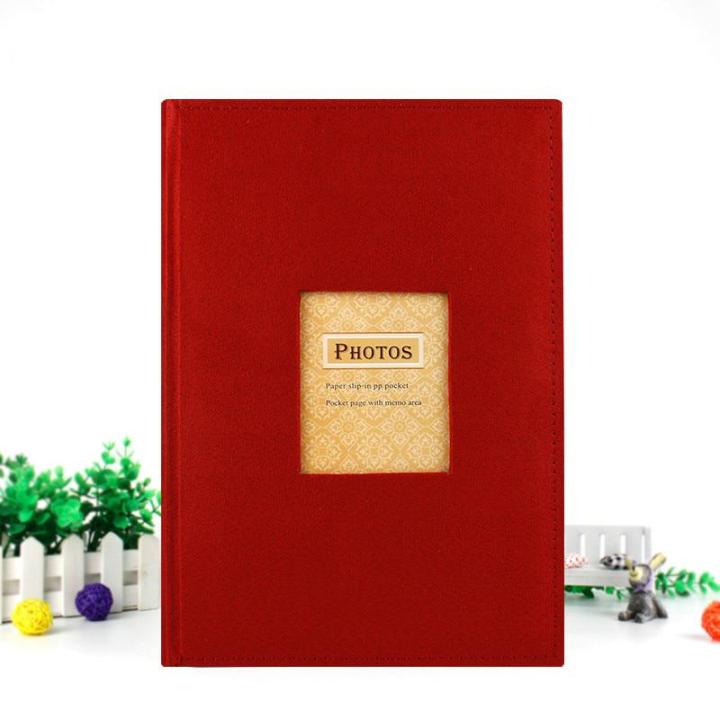 Fabric Cover Book Bound Style Photo Album 4R 4x6 300 Photos Paper Slip In Family Scrapbook Photo Albums Photograph Album