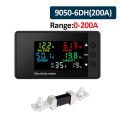 JAERBEE 6-In-1 Voltmeter Ammeter DC 7.5-100V Wattmeter LED Digital Electric Meter Multifunctional Voltage Current Meter 0-200A. 